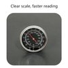 Temperature Probe Meter Gauge, Dial Thermometer NPT, Stainless 1/4 NPT Thermometer for Boiler Tea Pot Kettle -10-100℃/0-220ºF Thread Joint Dial Thermometers
