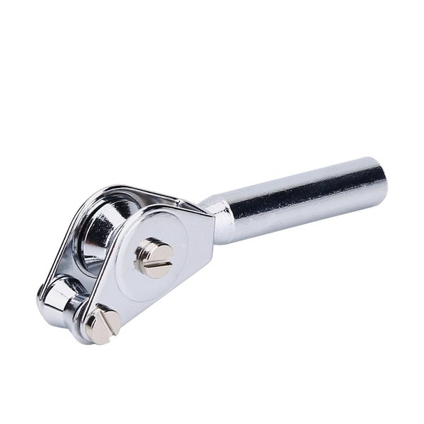 Keenso 5/6/7/8mm Roller Rod Tip, Stainless Steel Fishing Rod Tips Rod Roller Guides Tip Fishing Trolling Tackle Accessory for Sea Boat Fishing Trolling(8#)