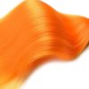 CANELIA Pre stretched Braiding Hair 26 Inch Neon Orange Braiding Hair Extensions Yaki Braids Hair Hot Water Setting Synthetic Braiding Hair Pre stretched Crochet Hair(26 Inch,2 Packs,Orange#)