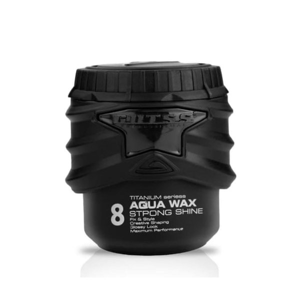 Gutts Professional 8 Titanium seriess Aqua Hair Wax Strong Shine Fix & Style Creative Shaping Glossy Look maximum Performans 150 ml
