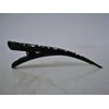 Generic 3 inch black filigree flower smaller alligator hair claw clip clamp