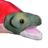 FRANKIEZHOU Simulation Sockeye Salmon Plush-Red 15",Soft Fish Stuffed Animal,Cuddly Toys,Children's Day Gifts for Kids,Girls Stuff