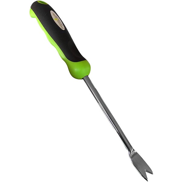 Garden Guru Dandelion Weeder Tool with Ergonomic Handle - Stainless Steel Weed Puller for Planting, Weeding, Flower and Vegetable Care in Lawn Garden Yard | Rust Resistant