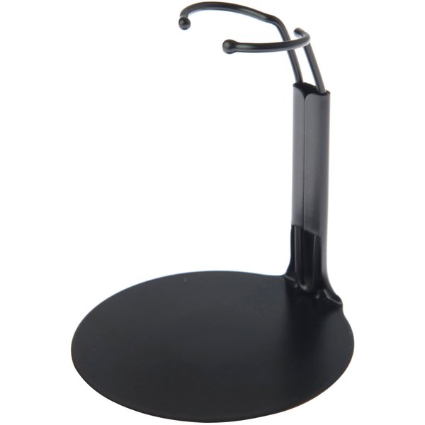 Plymor DSP-30B Black Adjustable Action Figure Stand, fits 6 and 6.5 inch Action Figures, Waist is 1.25 to 1.5 inches wide, 3.25 to 4 inches around, Pack of 12