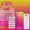 rize labs Try Quick Keto Gummies for Weight Management, Advanced Formula Pastilla Gomitas Organic Ingredients for Health Support - Pack of 3(180 Gummies)