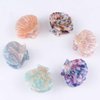 Fantasy Sea Shell Hair Clip,Acetate Hair Clip,Small Claw Clip for Women,Multicolored, 1 Count (Pack of 1)
