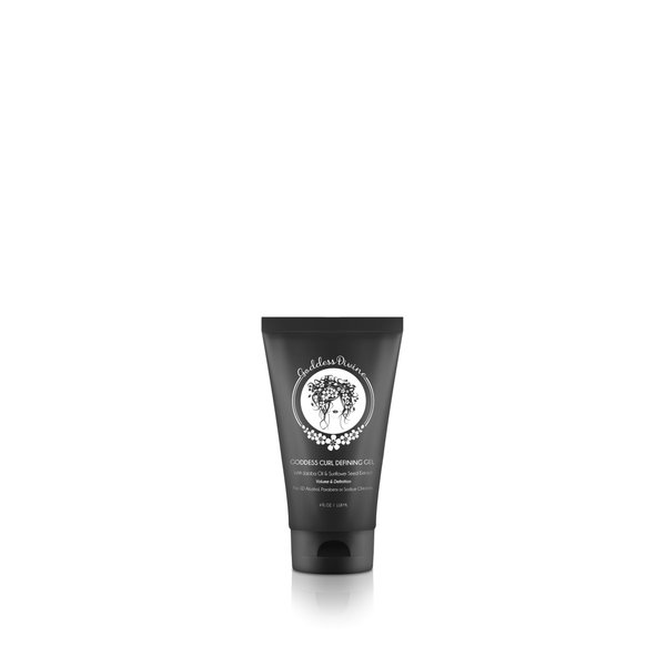 Goddess Curl Defining Gel with Jojoba Oil & Sunflower Seed Extract for Volume & Definition, 2 OZ
