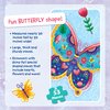 Peaceable Kingdom Shimmery Butterfly Floor Puzzle – 53-Piece Giant Floor Puzzle for Kids Ages 5 & up – Fun-Shaped Puzzle Pieces – Great for Classrooms