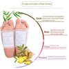 Foot Pads 100 Pieces Foot Patches Deep Cleansing Foot Pads Bamboo Vinegar Foot Pads Ginger Foot Pads