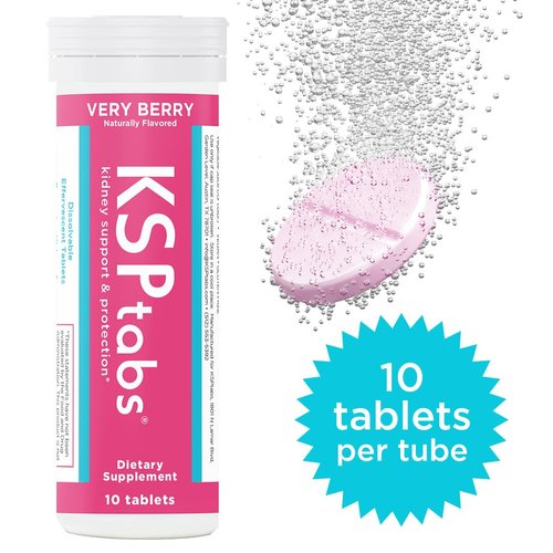 KSPtabs Hydration & Kidney Health Tablets - Very Berry - 6 Pack