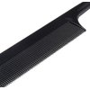 Diane Ionic Rat Tail Comb – Anti-Static Fine Tooth Comb and Hair-Cutting, Styling Tool for Women, Men, Hair Stylists, Barbers with Long Thin Handle, Black, 8 Inches, DBC043