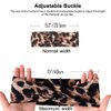 Fashband Boho Criss Cross Headbands Leopard Print Head Wraps Elastic Stretchy Hair Bands Yoga Outdoor Headwear Running Workout Headwear Head Scarfs Turban for Women Girls Pack of 3
