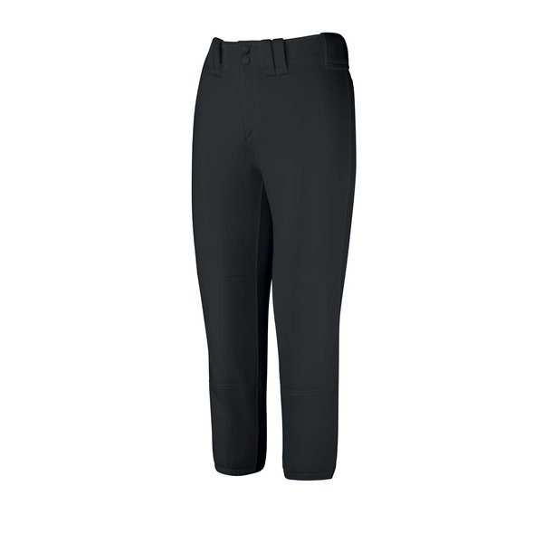 Mizuno womens Select Low Rise Mizuno Wo Men's Belted Pant XS Black, Black, X-Small US