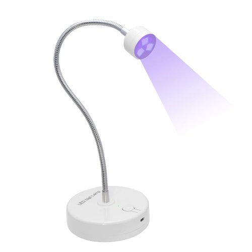 ITOWNKN Flash Cure Gel Nail Lamp, UV LED Mini Nail Light, Portable Gooseneck Nail Lamp for Gel Polish, Professional Cordless Nail Dryer for Home & Salon Manicure