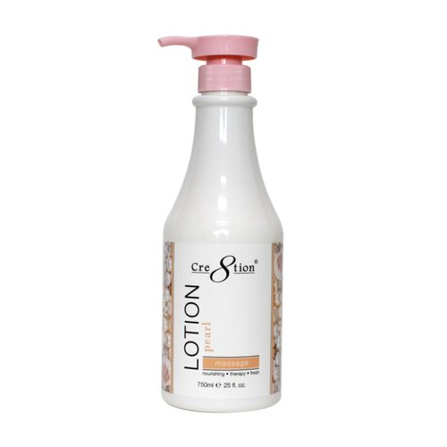 Treasure4Nails Corp Cre8tion Vitamin C Spa Hand & Body Lotion with Pearl - Skin Nourishing Lotion for Men and Women | Moisturizer for Dryness and Flaking (Made in Korea) - 750 ml (25 fl. oz)