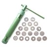 HEVERP Stainless Steel Clay Extruders Sugar Paste Extruder Cake Fondant Decorating Tool Set (Green)