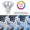 GU10 Halogen 35W Bulbs, 6 Pack GU10+C 120V 35W Halogen Light Bulbs with Long Lasting Lifespan, Dimmable MR16 GU10 Light Bulb for Track Light, Recessed Light, Range Hood Light Bulbs, 2700K Warm White