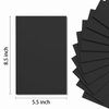 Do²ping Black Foam Sheets Crafts, 8.5x5.5 Inch Eva Craft Foam Paper for Crafts Project Classroom Scrapbook DIY Cosplay (Black-10 Sheets)