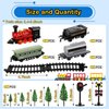 13 Pcs Train Cake Toppers Cute Train Party Cake Decorations Retro Train Birthday Party Supplies Small Steam Train Toy Kit Railroad Traffic Lights Cake Topper for Birthday Railway Train Theme Party