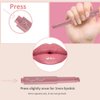 MYUANGO Moisturizing Lipstick, 0.09 OZ, Creamy Matte, 12hr Hydration, Buildable Lip Color, Lightweight Formula, Non-Sticky High Shine Finish, 12 Shades (10, TRAVVEL SIZE)