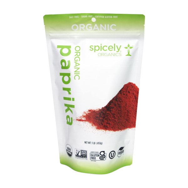 Spicely Organic Paprika 1 Lb Bag Certified Gluten Free