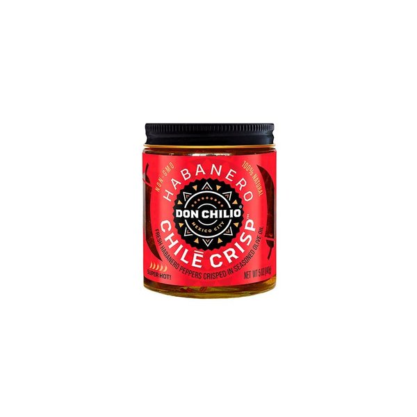 Don Chilio, Sliced Habanero Peppers, Chile Crisp, 5 Oz (Packaging May Vary)
