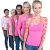 Breast Cancer Awareness Tattoo Stickers Pink Ribbon Temporary Tattoo Stickers,Waterproof Tattoo stickers for Women Party Festivals Charity Public & Social Event Public Welfare Party Supplies 10Sheets