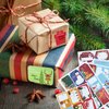 108 PCS Christmas Stickers Labels, Christmas Name Gift Labels Xmas Gift Tag Stickers Paper Label Stickers Christmas Self-Adhesive Stickers for Present Party Bags Cards Envelope