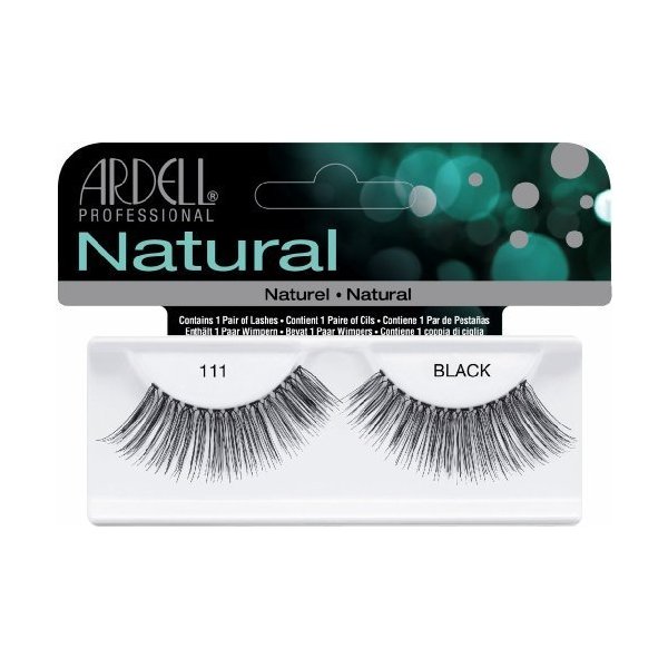 Ardell Fashion Lashes False Eyelashes - #111 Black (Pack of 2)