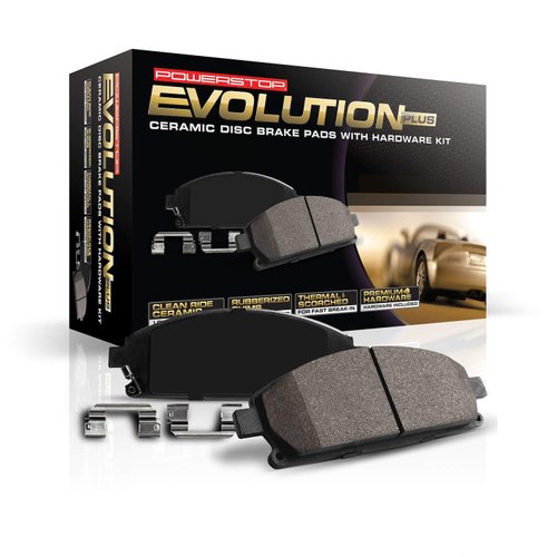 Power Stop 17-1114 Rear Z17 Ceramic Brake Pads with Hardware For Subaru BRZ Crosstrek Forester Impreza Legacy Outback WRX XV Crosstrek [Application Specific]