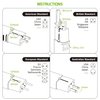 Dual Universal USB Adapter Works for LG Stylus 3 for Worldwide Power and Travel Between US/EU/CN/AUS/NZ/UK