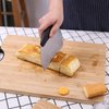 1 pcs Dough Pastry Scraper Chopper/Stainless Steel Dough Scraper Cutter with Ergonomic Rubber Non-Slip Grip/Dough Scraper Cutter/Pro Pastry Pizza Cutter Chopper (Black)