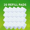 Scrubbing Bubbles Flushable Toilet Wand Refills, Fresh Brush Toilet Cleaner Refill Pads, Cleans Limescale & Fights Odors, Citrus Scent, 20 Count, Pack of 1
