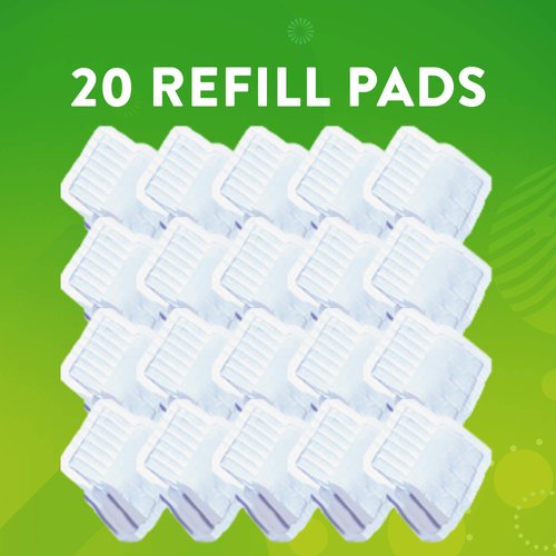 Scrubbing Bubbles Flushable Toilet Wand Refills, Fresh Brush Toilet Cleaner Refill Pads, Cleans Limescale & Fights Odors, Citrus Scent, 20 Count, Pack of 1