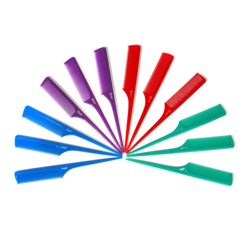 Annie Rat Tail Comb Set, 12 Count