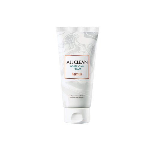 heimish All Clean White Clay Foam 5.3oz /150g | Wash & Exfoliating Facial Cleanser | Daily Care Cleansing Face wash, Sebum control, Acne treatment, Wash for Deep pore cleansing