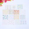 WOKOTO 50Pcs Self-Adhesive 3D Nail Stickers Flower Nail Decals for Women Girls Kids Floral Sticker Sheets with Tweezers