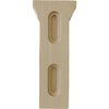 Ekena Millwork BKTW02X04X06GORW Small Gomez Wood Wood Brackets, 2 1/2"W x 4"D x 6"H , Rubberwood