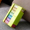 Pill Box 3 Times a Day Daily Pocket Pill Container Portable Travel Weekly Pill Organizer Stackable Pill Case for Vitamin, Fish Oils, Medication, Supplement (Green)