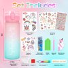 PERRYHOME Decorate Your Own Unicorn Water Bottle Kits for Girls, Unicorn Toys for Girls Age 4-10 Painting Crafts Kit, Fun Arts and Crafts Kits 6-12 Year Old Toddler Girls Birthday Christmas Gifts Toys