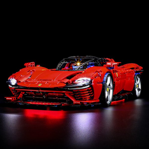 BRIKSMAX Led Lighting Kit for LEGO-42143 Ferrari Daytona SP3 - Compatible with Lego Technic Building Blocks Model- Not Include The Lego Set