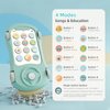 Baby Phone Toy with Music Light Mini Projector, 4 Mode Learning Toddler Infant Soothing Car Toys - Number Counting Color Animal Sound Fun Smart Phones, Lullaby Fine Motor Hand Activity Playing(Blue)