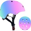 JeeFree Adjustable Gradient Color Skateboard Helmet for 3-5-8-14+Ages【Toddler Kids Youth Adult】 Girls Boys Woman.Bike Helmet for Multi-Sports Cycling Bicycle Scooter Inline Roller Skate Rollerblading