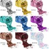 MAEPEOR Chunky Face Body Glitter Gel 19 Colors Mermaid Sequins Holographic Body Glitter Gel Long-Lasting Festival Makeup Glitter Paint for Face Body Hair Nails (30g, 004 Green)
