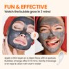 GLAM UP Clean Bubbling Carbonated Clay Mask for Face Purifying- Blackhead Remover, Peel Off, Pore Clearing, Deep Cleansing, Detoxing Bubble Clay Mask, Vegan 135ml (4.56 Fl Oz)