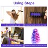 MSDADA Hair Chalk for Girls Kids-New Hair Chalk Comb Temporary Bright Washable Hair Color Dye-4 5 6 7 8 9 10 Year Old Girl Gifts Toys for Christmas,Halloween Cosplay Birthday-5 Pcs Pink+5 Pcs Purple