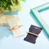 Outus 120 Pieces Hair Clip Display Cards 6 x 10 cm Kraft Paper Hair Bow Holder Cards Rectangular Clip Collecting Cardboard for Hair Bow Barrettes Accessories Display and Organizing, 3 Colors