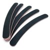 12PCS Black Banana Curved Double Sided Nail Files Polish Emery Board Grit Buffering Sanding Art Manicure Buffer Files Nail Art Tools