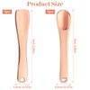 Giantree 6 Pcs Metal Makeup Spatula, Skin Care Makeup Spoons Mini Face Spatula Skincare Applicator for Beauty Cosmetics Lotion Mask Creams Stick Tiny Scoop