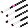Kabuki Nose Contour Brush - Beauty Junkees Mini Flat Angle Contouring Makeup Brushes, Small Angled for Sculpting, Bronzer, Highlighter with Liquid Cream Powder Cosmetics, Dense, Vegan Synthetic
